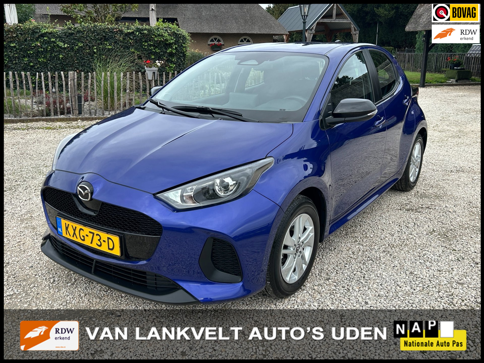 Mazda 2 Hybrid 1.5 Centre-line Stoelverwarming, LED, ECC, Adapt cruise, Apple 2025 - voorkant