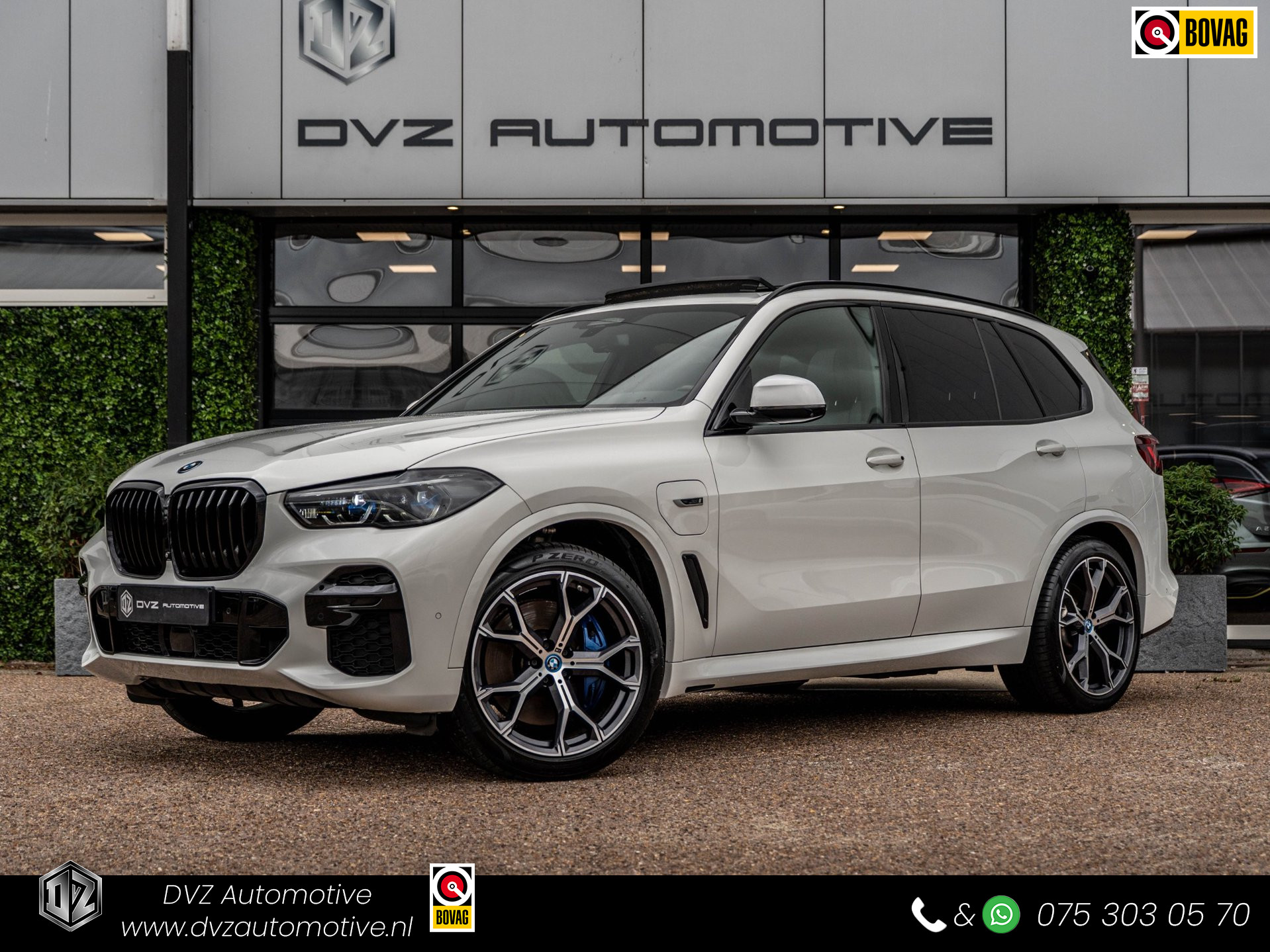 BMW X5 XDrive45e High Executive M-Sport | Pano | Laser | Drive Assist Pro 2022 - voorkant