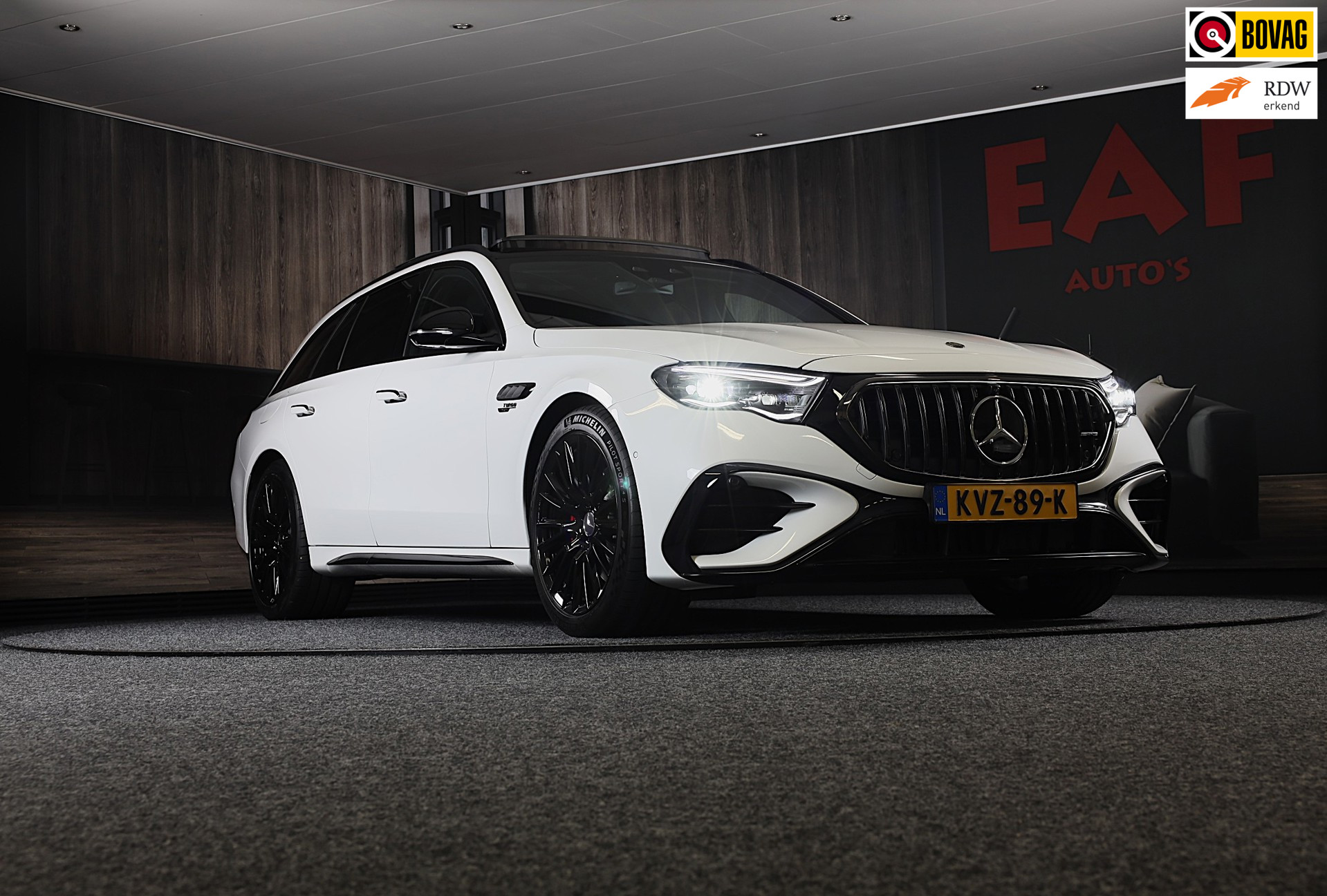 Mercedes-Benz E-klasse Estate AMG 53 4MATIC+ / Hyperscreen / Head Up / Performance Sitze / Burmester4D / 360 Camera / 4W Sturing 2025 - voorkant