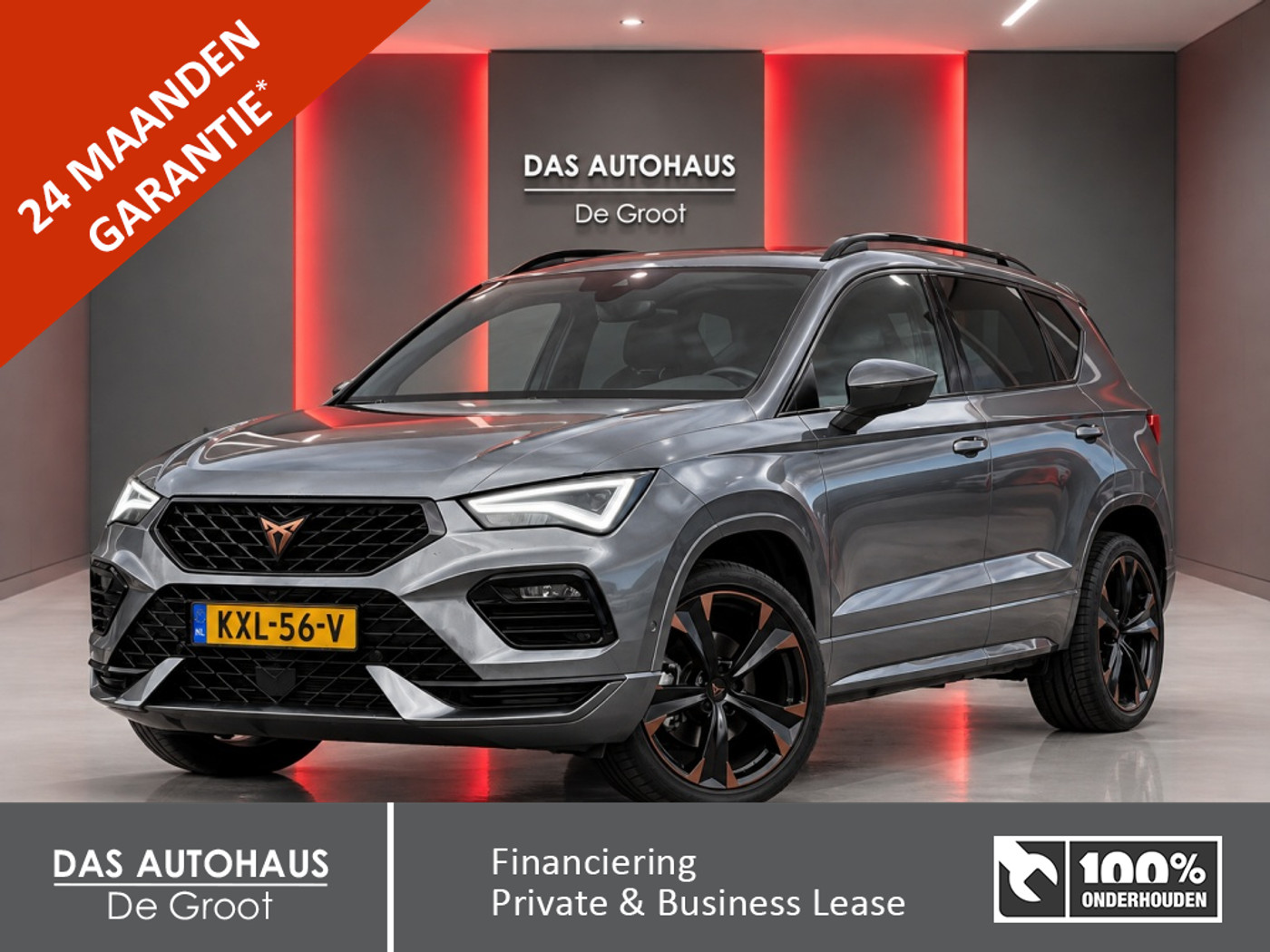 Cupra Ateca 1.5TSI 150pk DSG | ACC | Camera | Navi | Carplay | Climate 2024 - voorkant