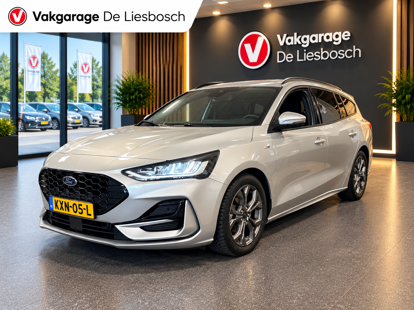 Ford Focus Wagon 1.0 EcoBoost Hybrid ST Line X  automaat / Camera / cruise / stoel en stuurverwarming 2024 - voorkant