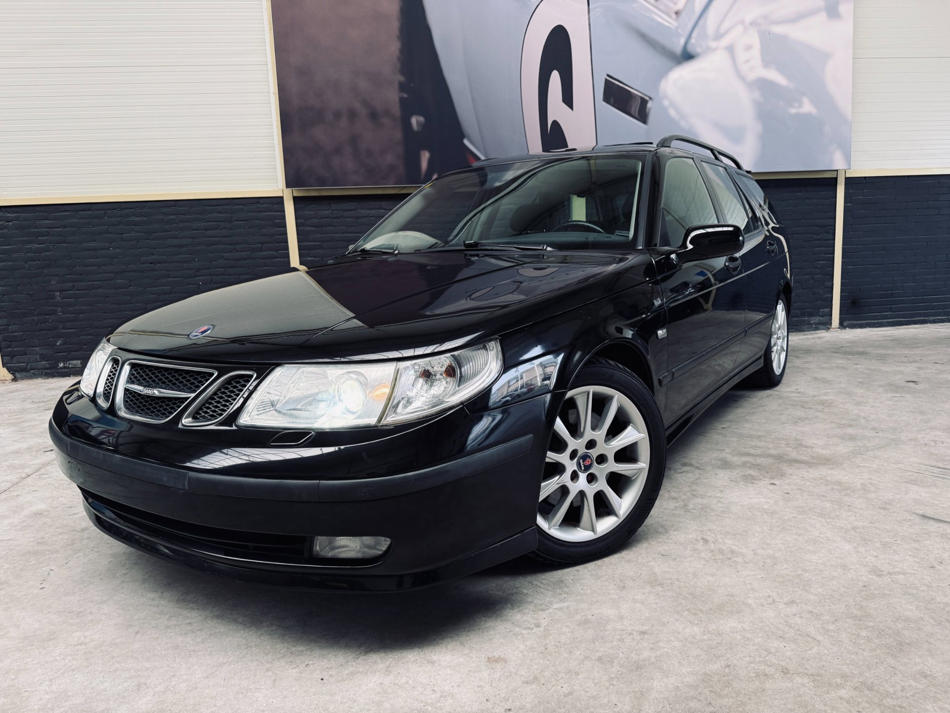Saab 9-5 Estate 2.3 Turbo Aero|1 eigenaar| 58dkm|Youmgtimer| 2002 - voorkant
