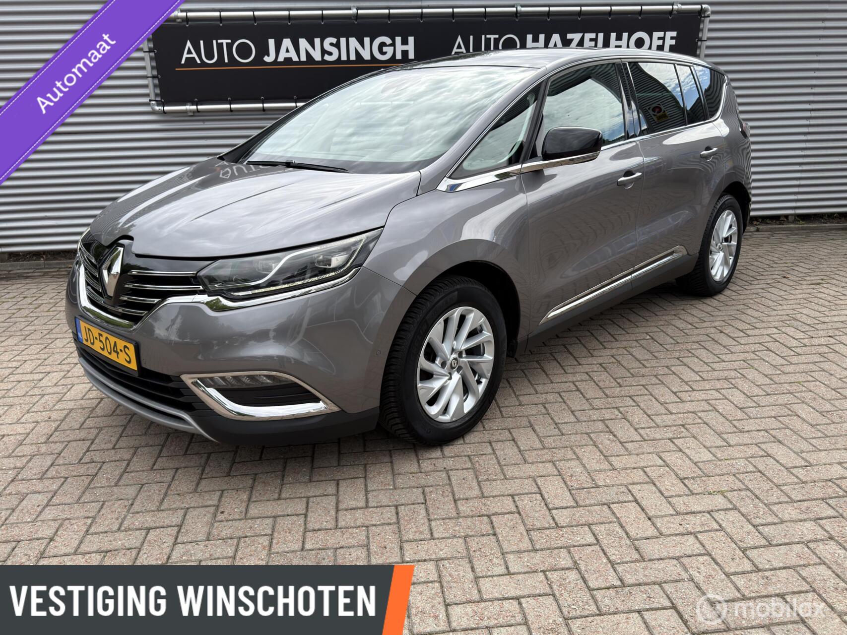 Renault Espace 1.6 TCe 200PK Dynamique 5p. | Camera | Glazen dak | Led | Keyless | 2015 - voorkant