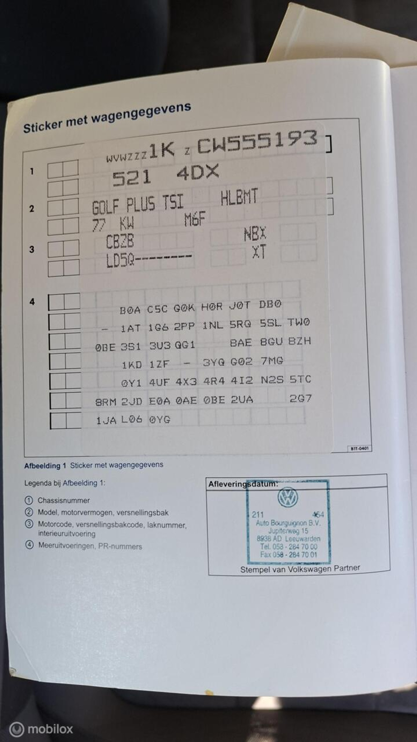 Foto van Volkswagen Golf Plus