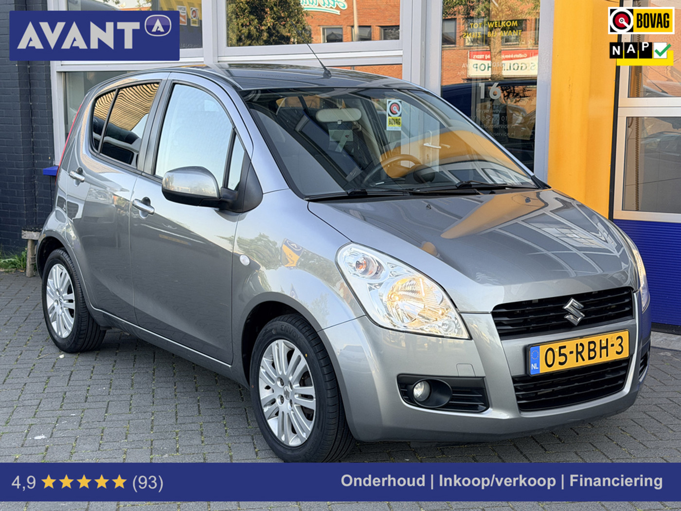 Suzuki Splash 1.0 Exclusive 5 deurs - Airco - Stoelverwarming - Zuinig 2011 - voorkant