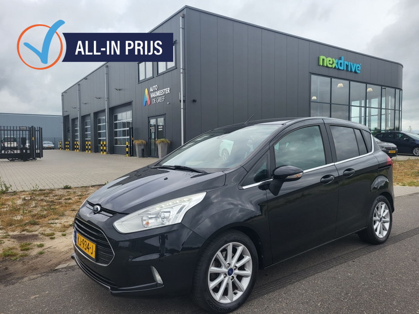 Ford B-max 1.6 TI-VCT Titanium Automaat Camera Cruise-controle Trekhaak 2016 - voorkant