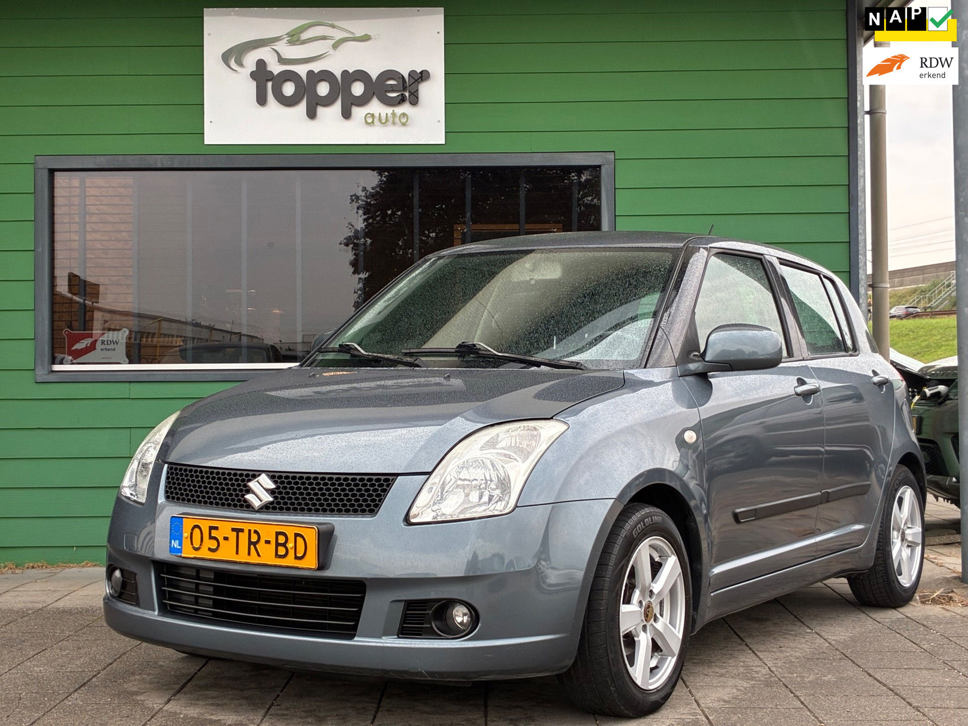 Suzuki Swift 1.3 Shogun|1e Eigenaar|Airco|Elektr.ramen|LM-Velgen|NAP|Nieuwe APK| 2007 - voorkant