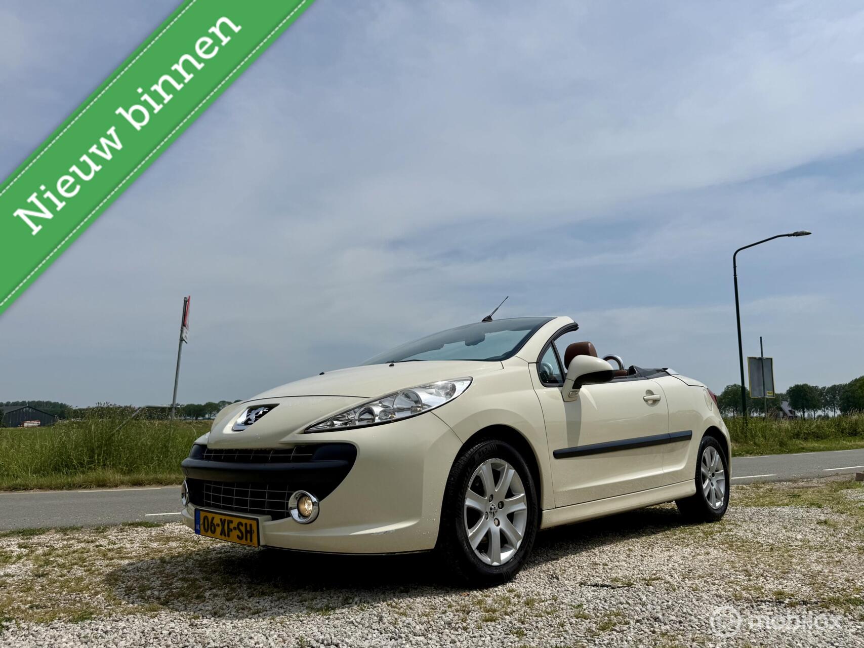 Peugeot 207 1.6 VTi Première, BJ 2007, Leer, Nette Staat 2007 - voorkant