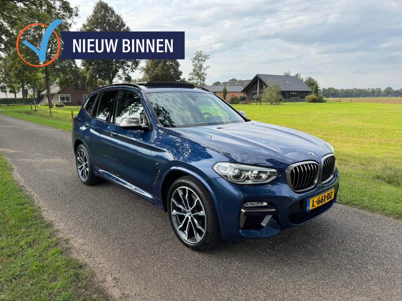 BMW X3 M40i M40i xDrive High Executive | Pano | 360° Camera | Harman Kardon | ACC | Leder | 2018 - voorkant