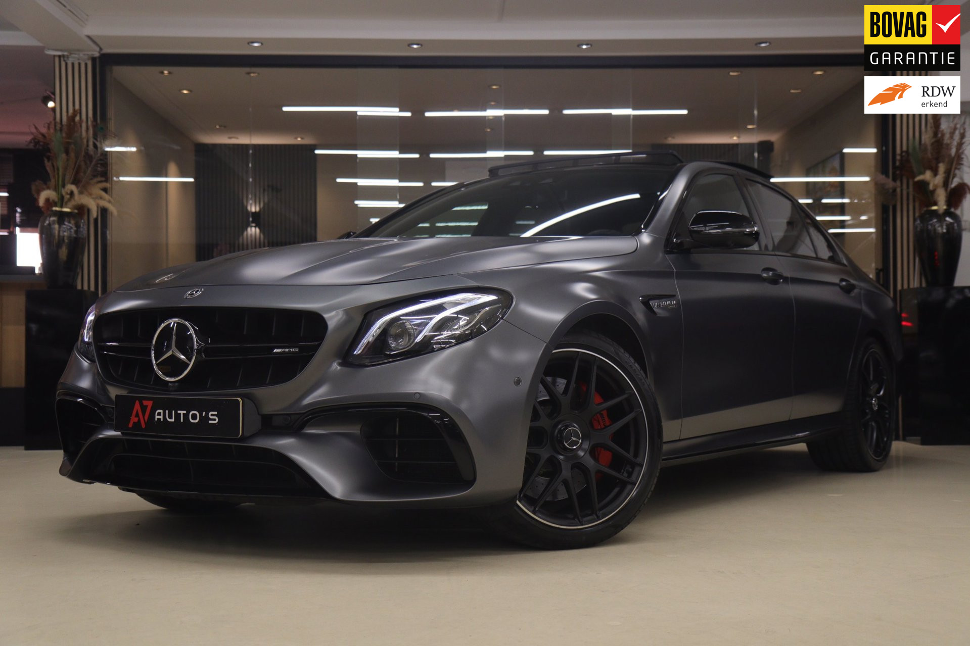 Mercedes-Benz AMG E 63 S AMG 63 S 4MATIC PANO/BUR/360CAM/MEM/SFEERVER/VOL 2018 - voorkant