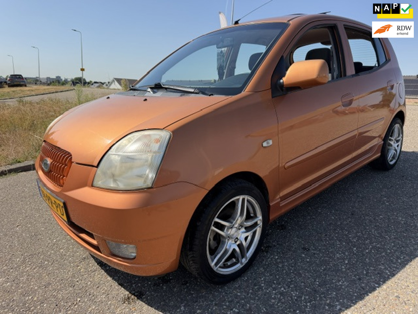 Kia Picanto 1.0 EX Sport Airco Onderhouden Opendak Elek.pakket 2004 - voorkant