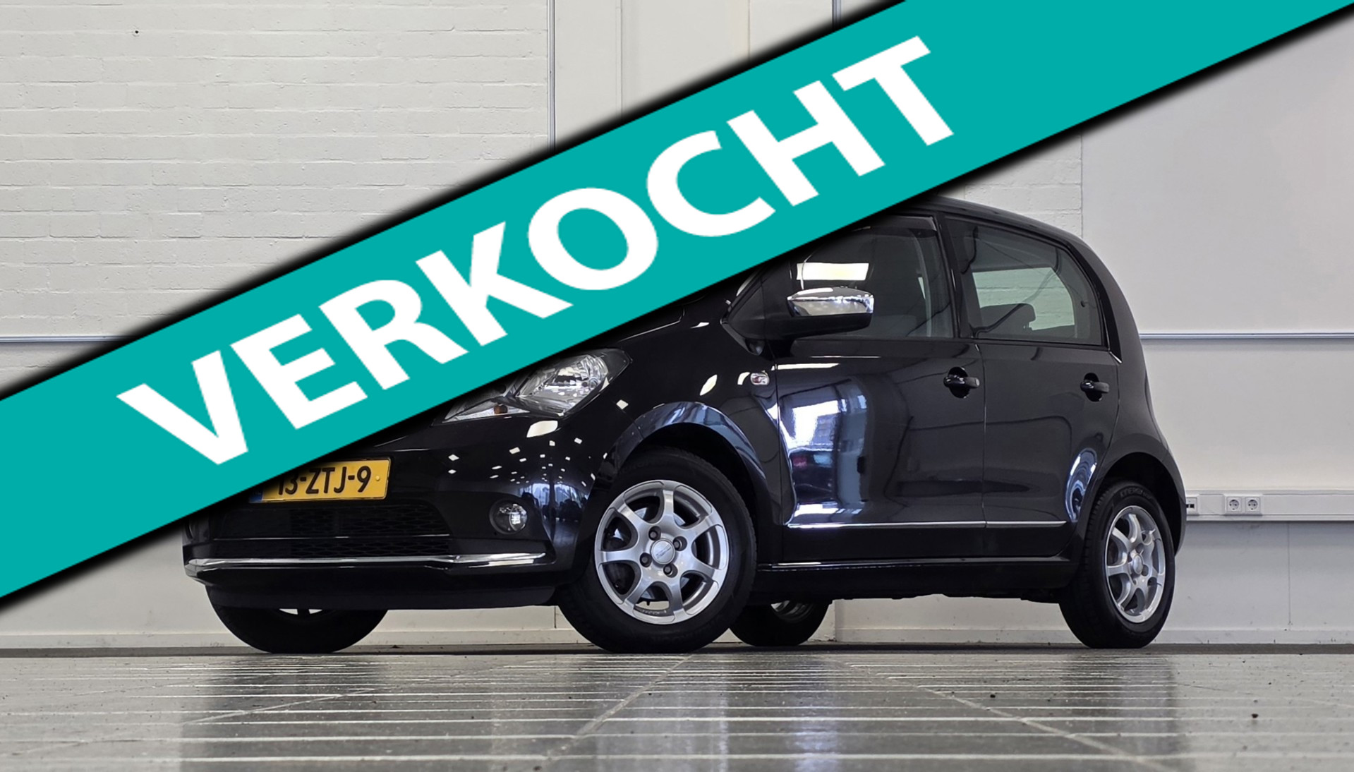 Seat Mii 1.0i Style Automaat Airco 5d Garantie LM velgen Mooi! 2013 - voorkant