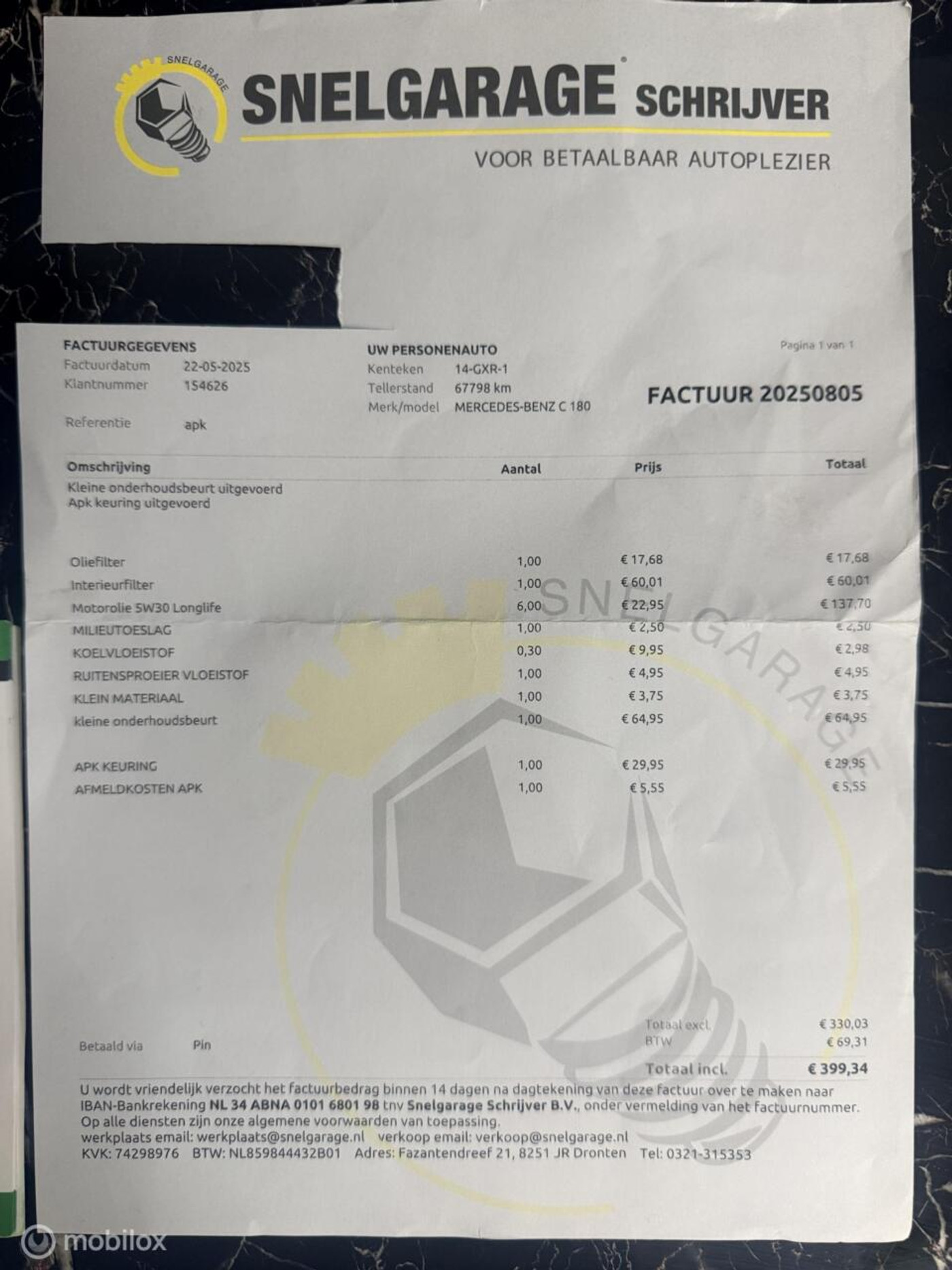 Foto van Mercedes-Benz C 180 Kompressor