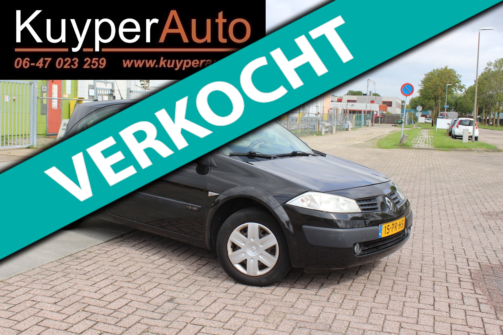 Renault Megane 1.6-16V Authentique Comfort Automaat airco cruise 2004 - voorkant