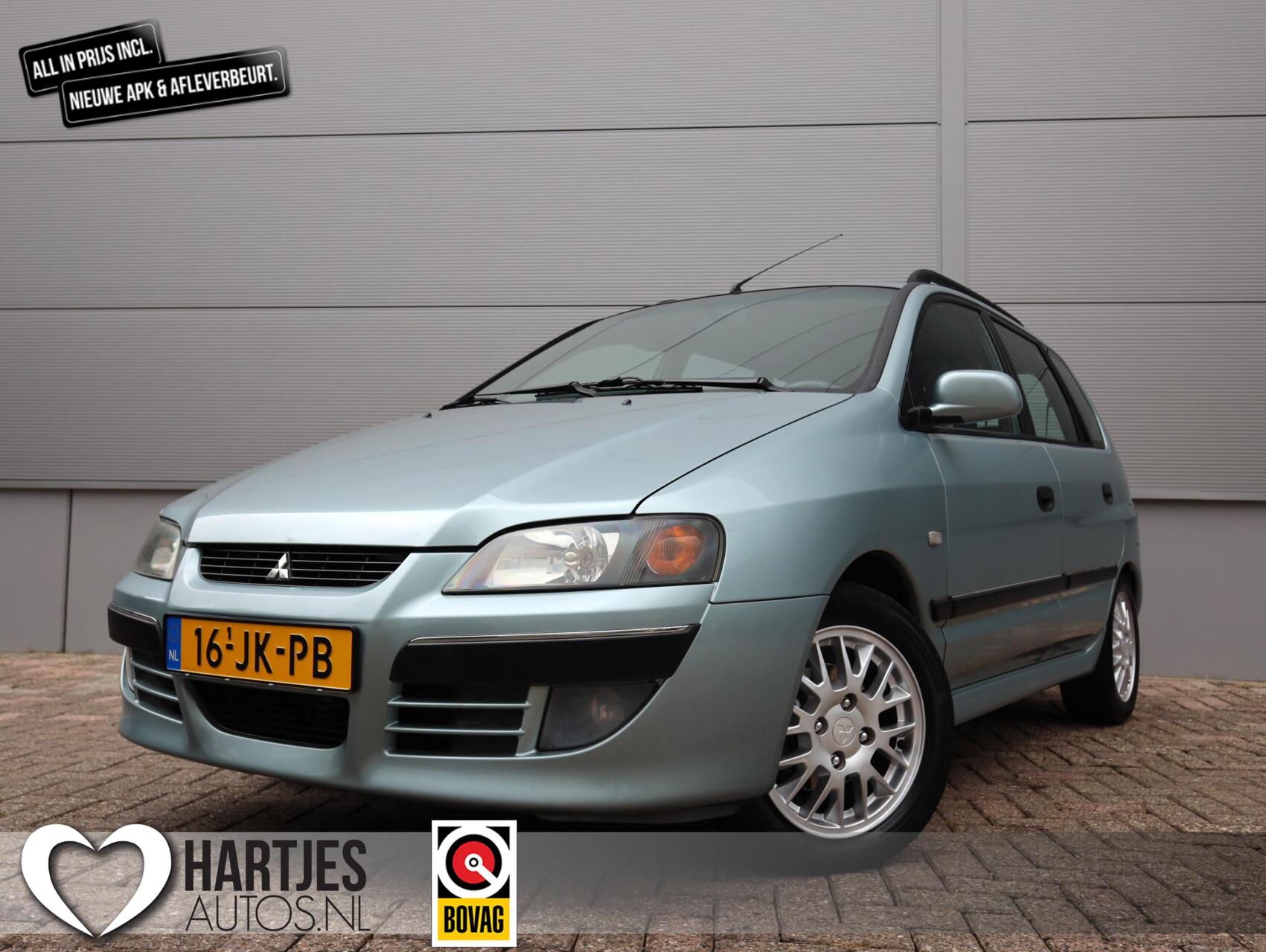 Mitsubishi Space Star 1.6 Comfort (Vol Opties) NAP Airco 2002 - voorkant