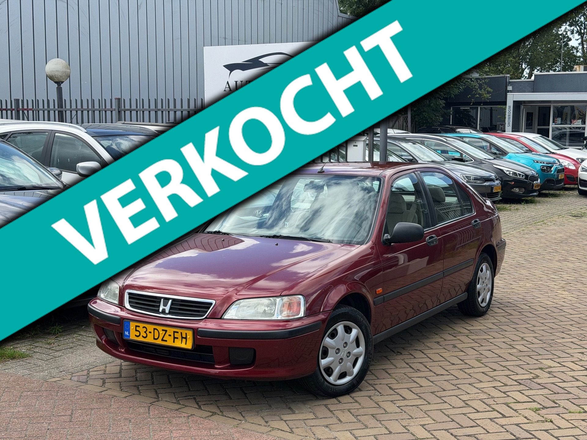 Honda Civic 5 DR 1.4i S/stuurbekrachtiging/Abs/Nap/Nieuw Apk/Dealer onderhoud/distributiereim vervangen 2000 - voorkant
