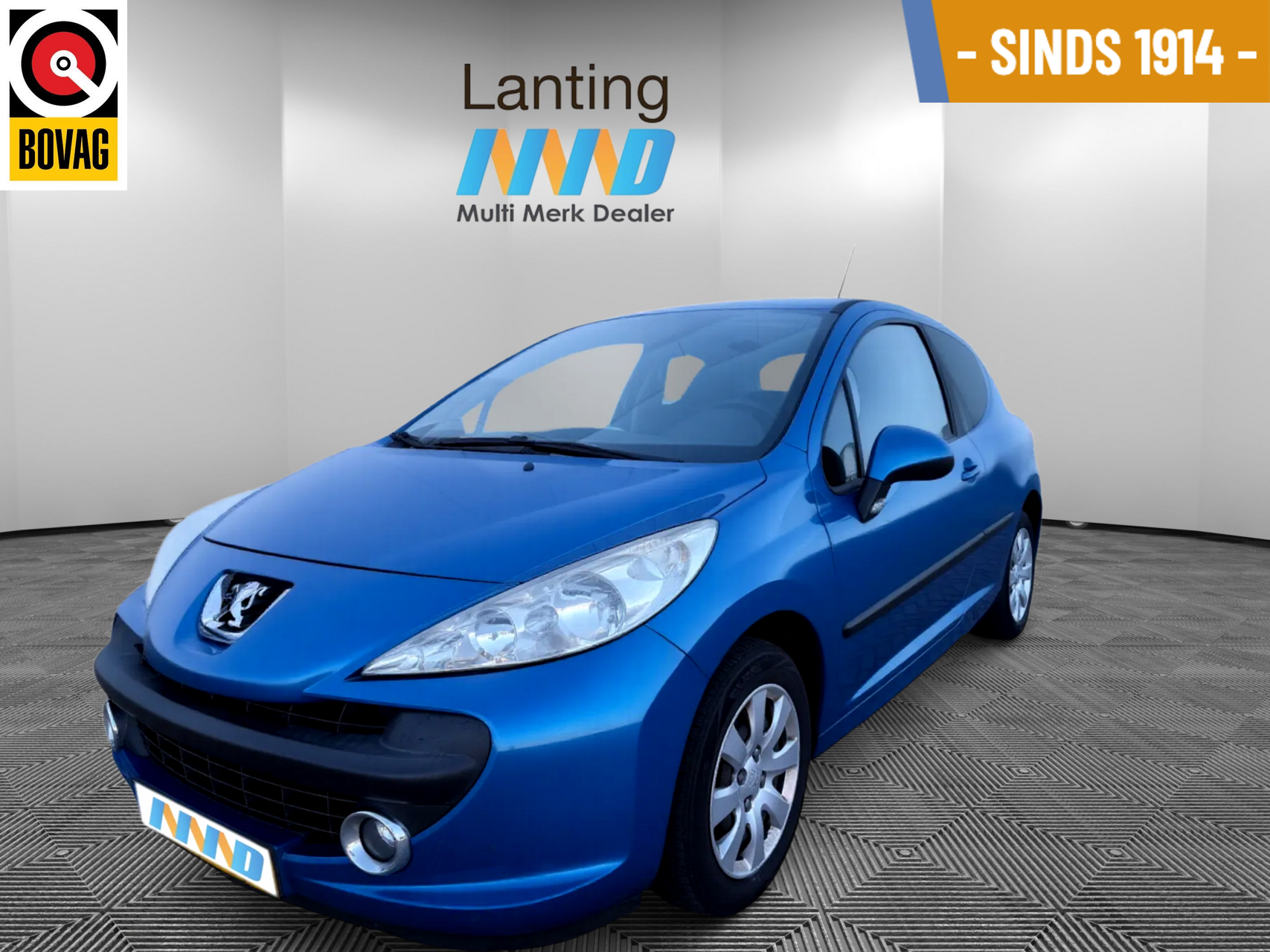Peugeot 207 1.4-16V XS Airco RC interieur 2007 - voorkant