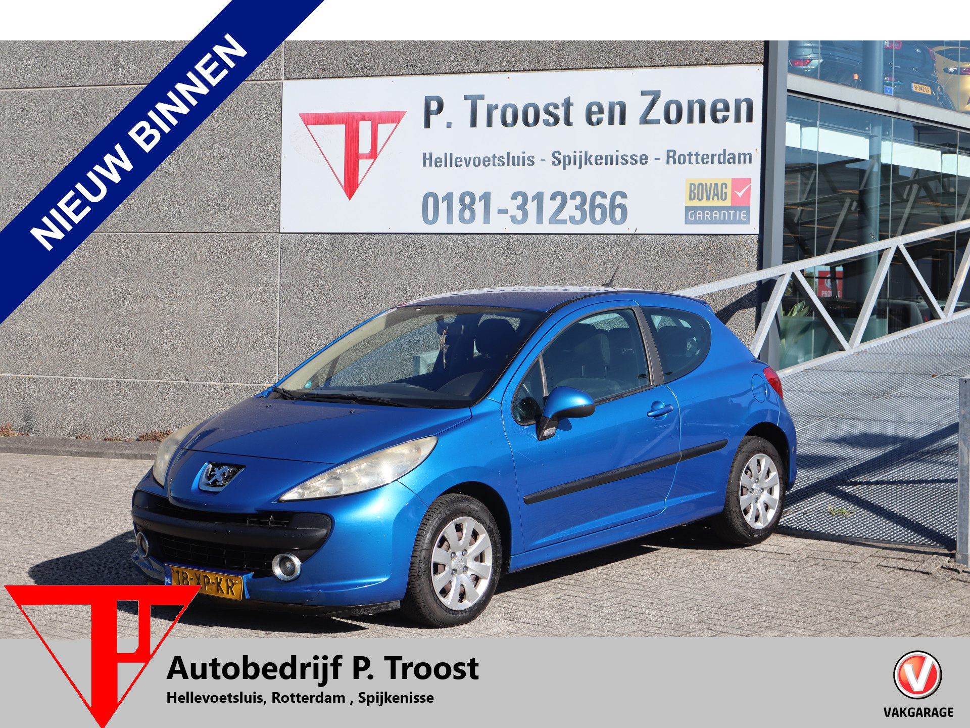 Peugeot 207 1.4-16V XS Airco/Elektrische ramen/Cd-wisselaar MEENEEMPRIJS/HANDELSPRIJS/EXPORTPRIJS APK TOT 15-12-2026 2007 - voorkant