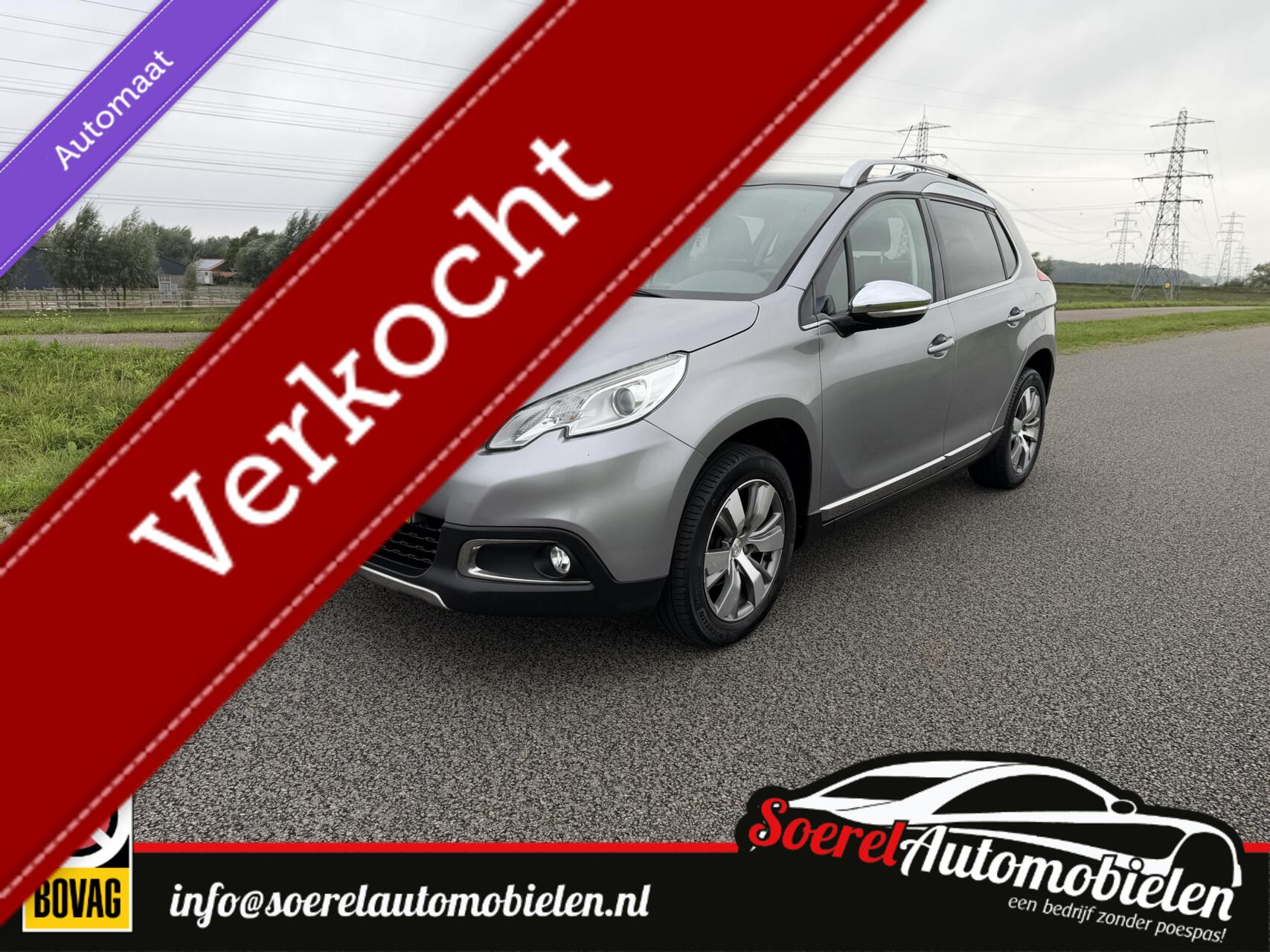 Peugeot 2008 1.2 VTi Allure Pack Premium Plus ,AUTOMAAT, PANO 2014 - voorkant