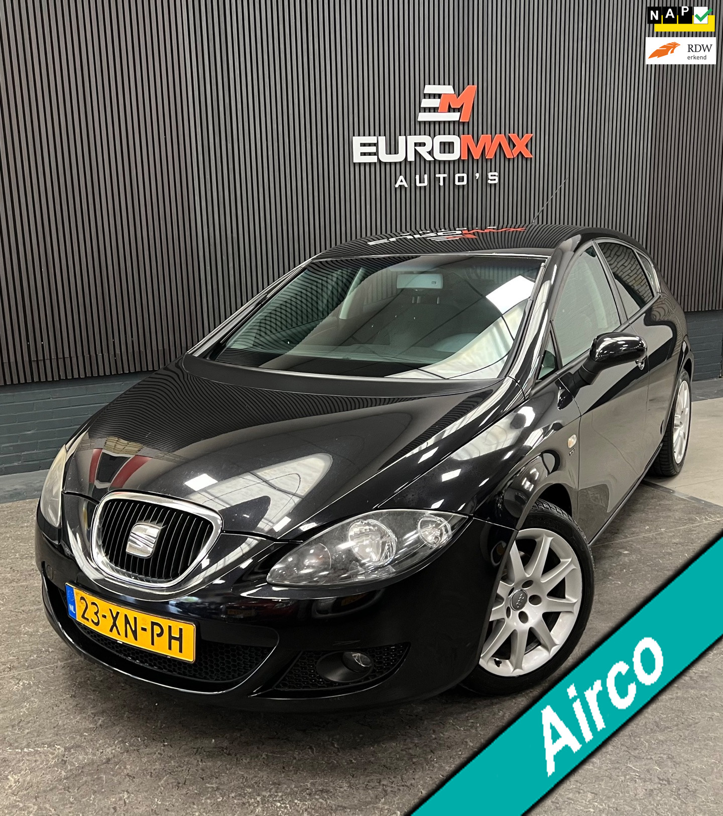 Seat Leon 1.8 TFSI Sport-up NIEUWE APK*AIRCO*CRUISE*TREKHAAK 2007 - voorkant