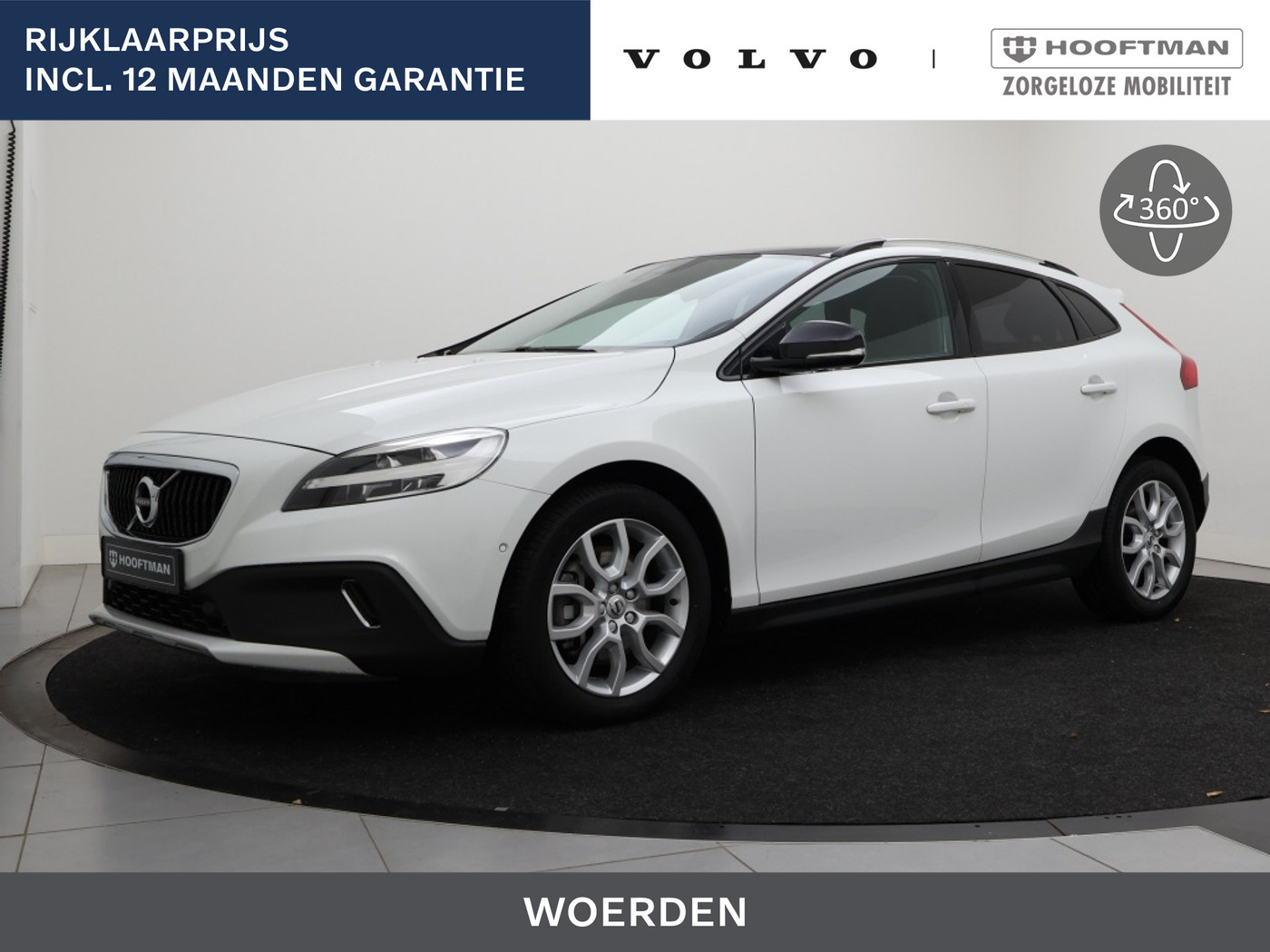 Volvo V40 Cross Country T3 AUT(6) POLAR+ LUXURY LEDER PANORAMADAK HARMAN KARDON DAB+ 2019 - voorkant