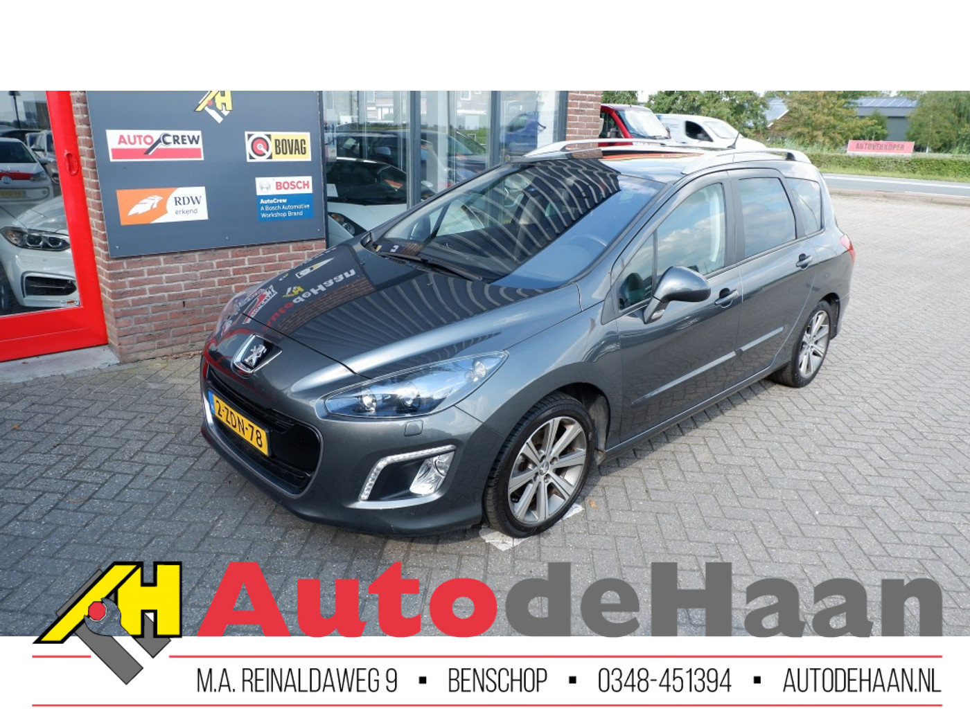 Peugeot 308 1.6 THP Allure 7pers/Navi/trekhaak 2012 - voorkant
