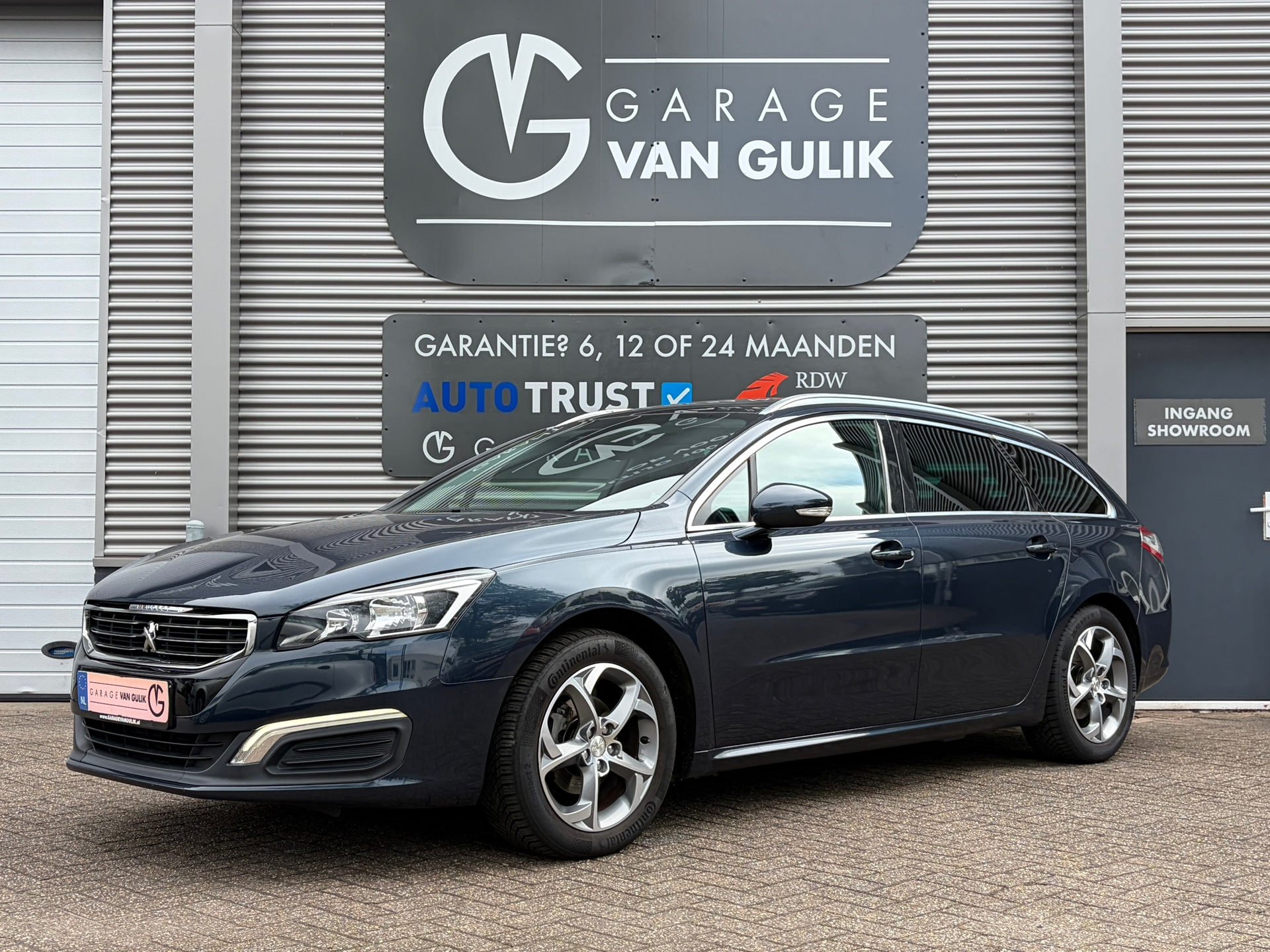 Peugeot 508 1.6 e-HDi Blue Lease Executive 114PK Automaat,Panodak,Trekhaak,Navi,Clima,Cruise,Isofix,ElektrRamen+Spiegels,Camera 2015 - voorkant