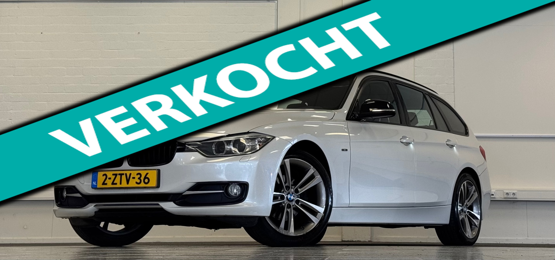 BMW 316d 316d High Executive Lerenbekleding Trekhaak Elek. klep Xenon LED 2015 - voorkant