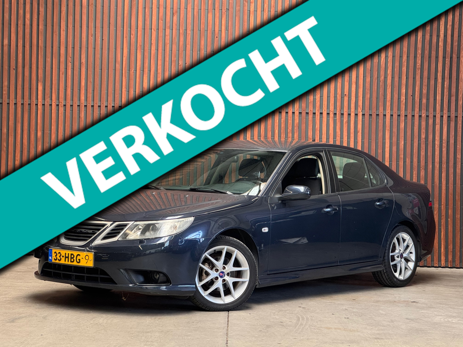 Saab Saab 9-3 1.8t Linear Clima-Cruise-17 inch LM-Elek.pakket-NL Auto-NAP-1e Eig.! 2008 - voorkant
