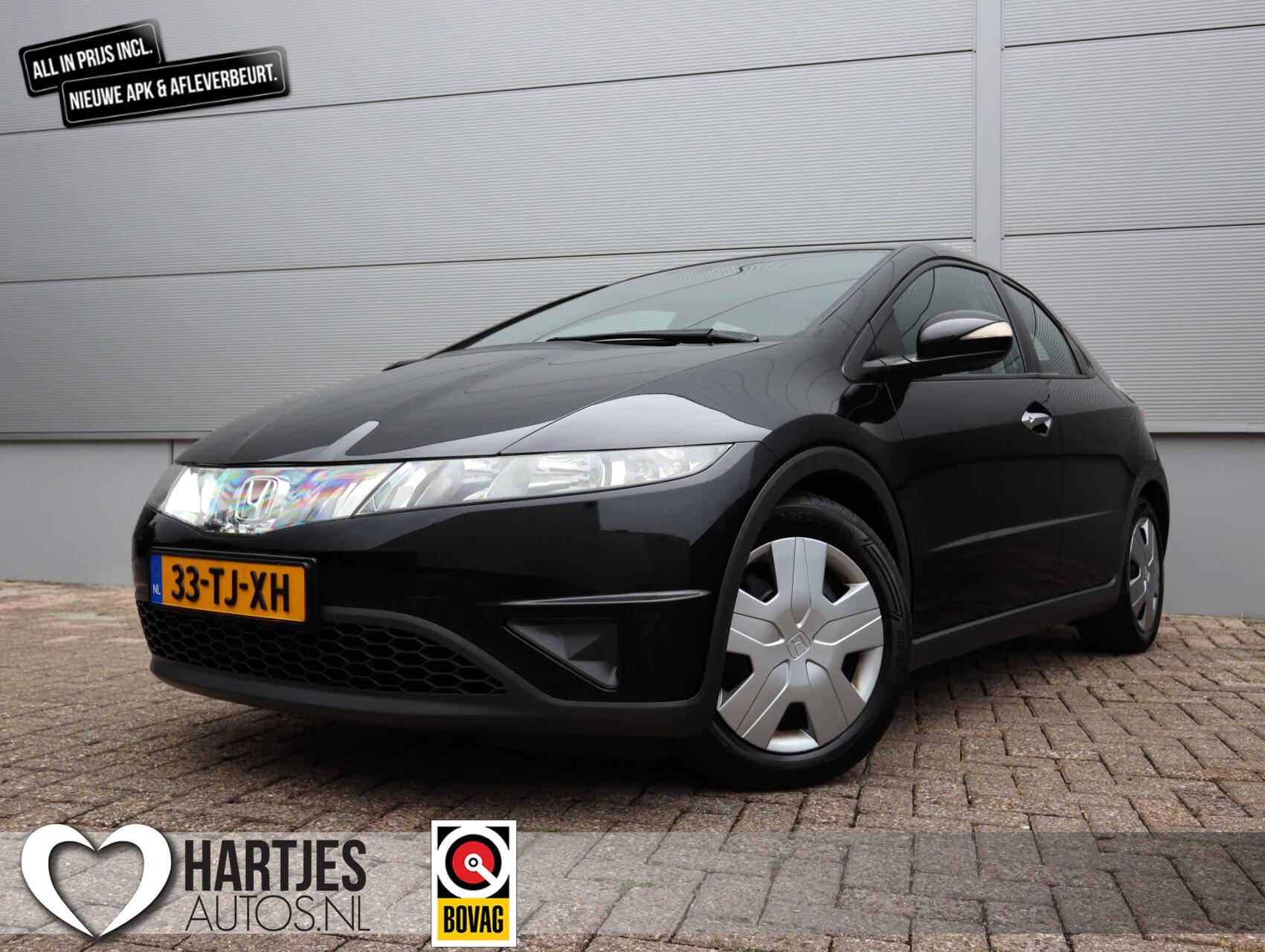 Honda Civic 5dr 1.4 Comfort (Vol Opties)Automaat 100%Onderhouden 2006 - voorkant