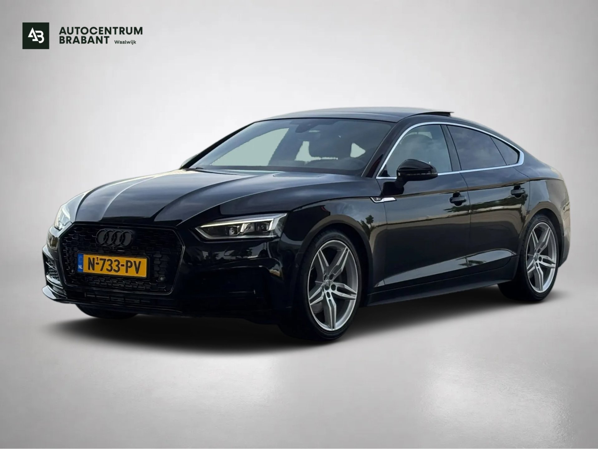 Audi A5 Sportback 2.0 TFSI MHEV quattro Sport Pro Line S (Goed OndH, Panorama, B&O Audio, 360 Camera, Digitale Dash, StoelV, Etc) 2017 - voorkant