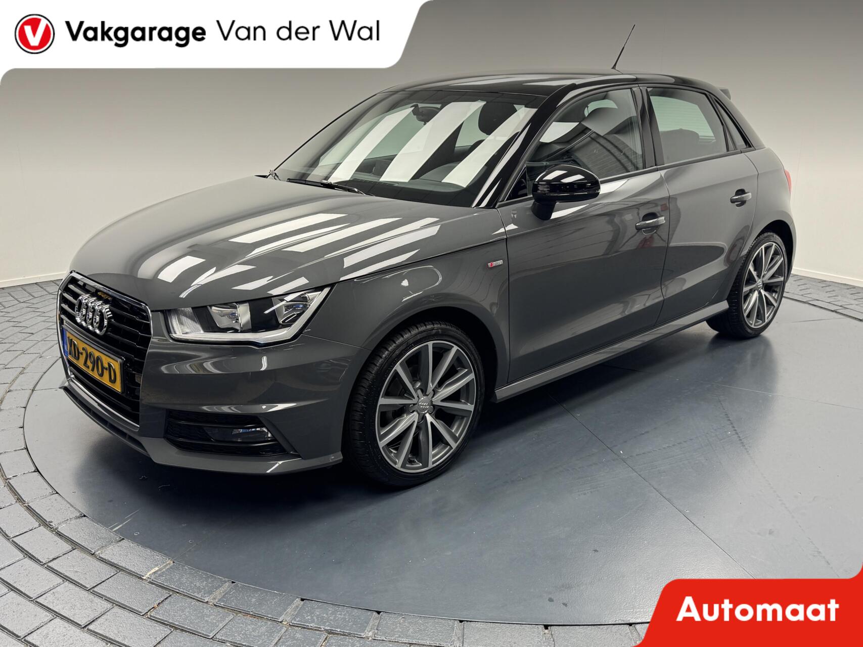 Audi A1 Sportback 1.0 TFSi S-Line Automaat-Airco-Navigatie-Cr.contr-Lm17''velgen 2018 - voorkant