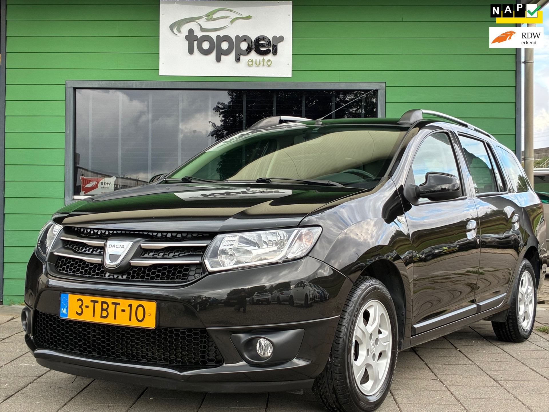 Dacia Logan 0.9 TCe Prestige|2e eigenaar|Navigatie|CruiseControl|Airco|Trekhaak|Nieuwe APK|NAP| 2014 - voorkant