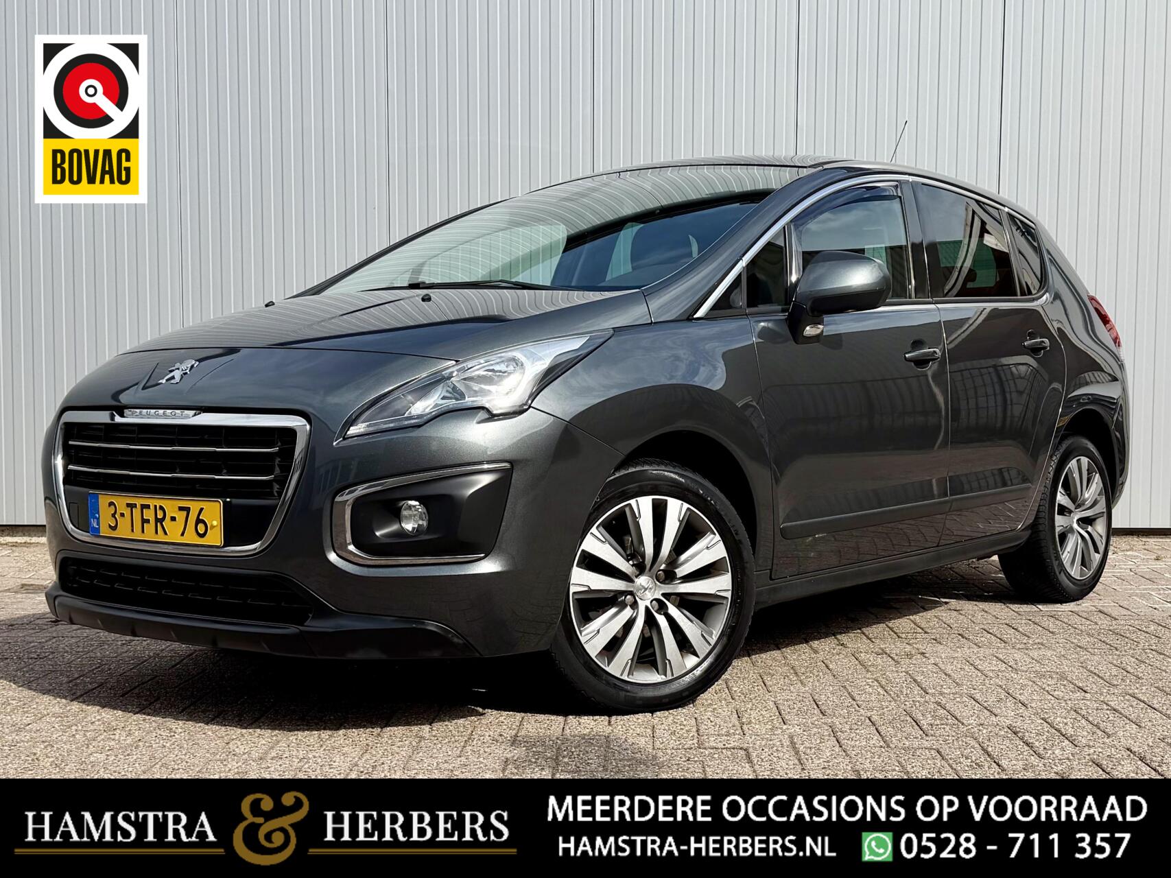 Peugeot 3008 1.6 VTi Active panoramadak antraciet 2014 - voorkant