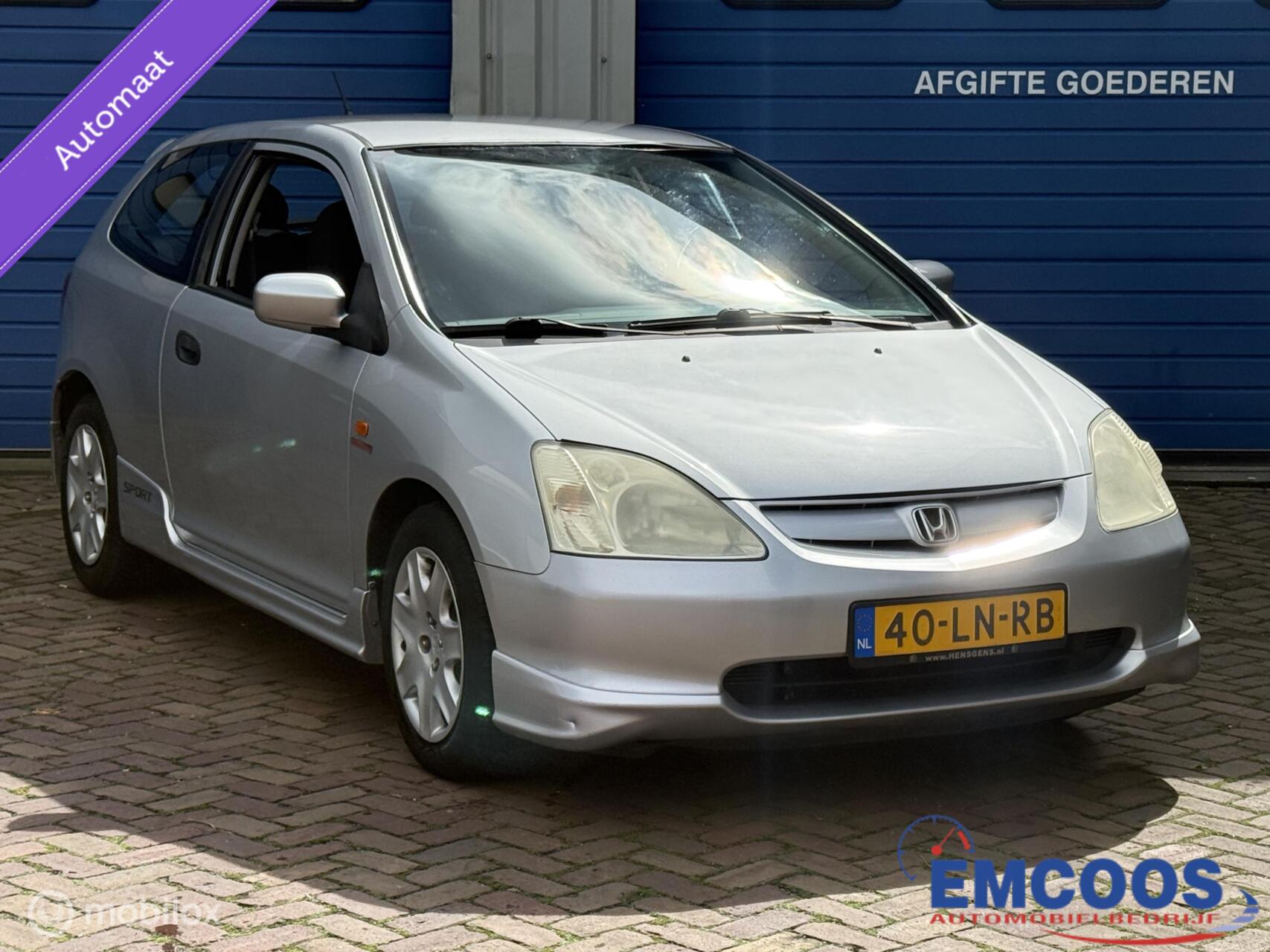 Honda Civic 3 DR 1.4i Yumé LS  * Airco *Automaat * Elektrische Ramen * 2003 - voorkant