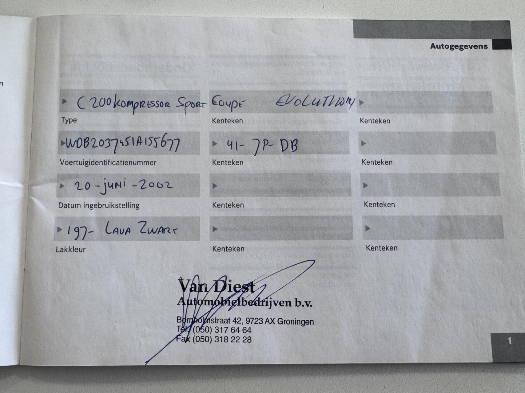 Foto van Mercedes-Benz C 200 Kompressor
