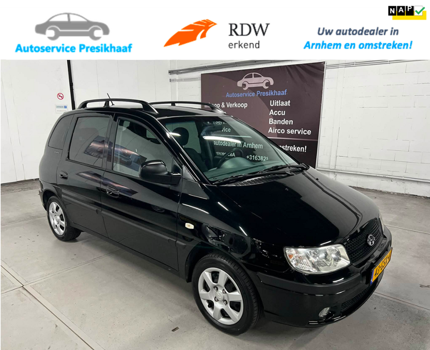 Hyundai Matrix 1.6i Active EK 2008 AIRCO / NAP / 1E EIGENAAR 2008 - voorkant