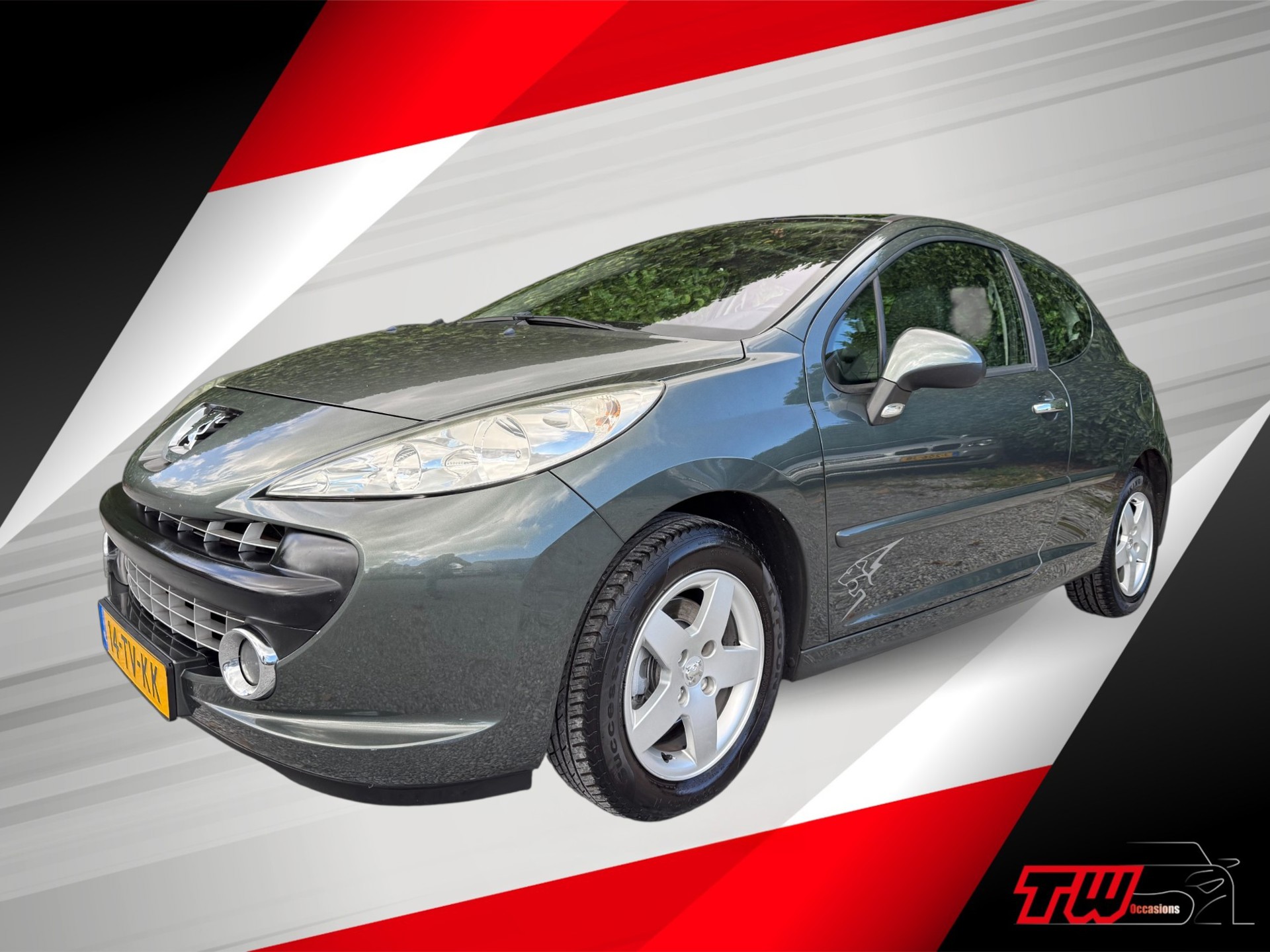 Peugeot 207 1.4 XS Pack |NWE APK|AIRCO|PANO|TREKHAAK|LEER 2007 - voorkant