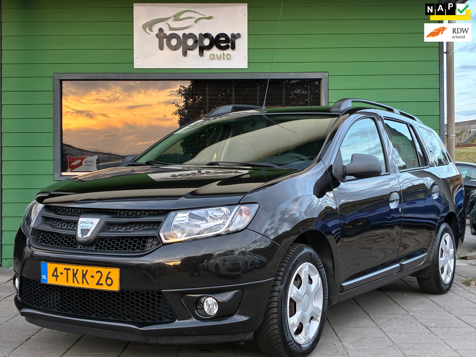 Dacia Logan 0.9 TCe Ambiance|2e Eigenaar|Airco|CruiseControl|Trekhaak|Elektr.ramen|NAP| 2014 - voorkant