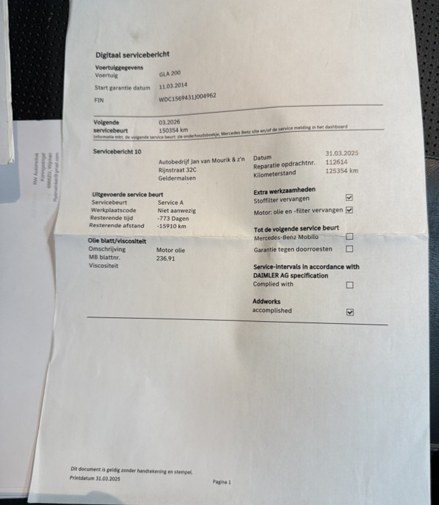 Foto van Mercedes-Benz Gla 200