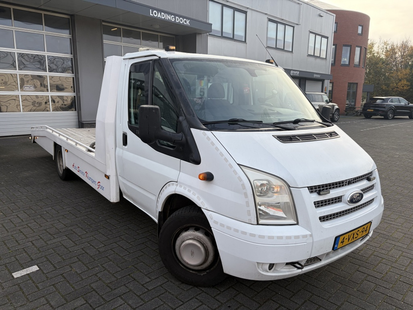 Ford Transit Tourneo 350L 2.2 TDCI AUTOTRANSPORTER / TIJHOF OPBOUW / NAV / AIRCO / LU 2011 - voorkant