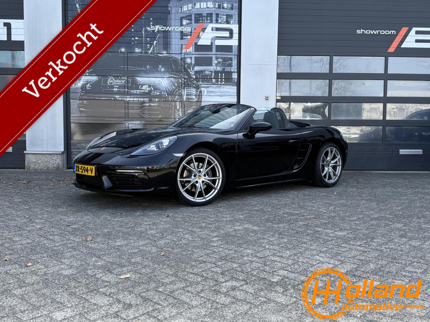 Porsche 718 Boxster 2.0 T|NL AUTO|SPORTCHRONO|ALCANTARA 2019 - voorkant