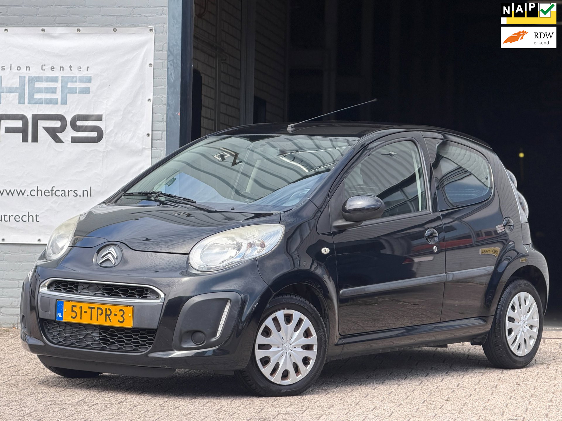 Citroen Citroen C1 1.0|NAP|AIRCO|LED|APK|5DEURS|BOEKJES|3EIGENAAR! 2012 - voorkant