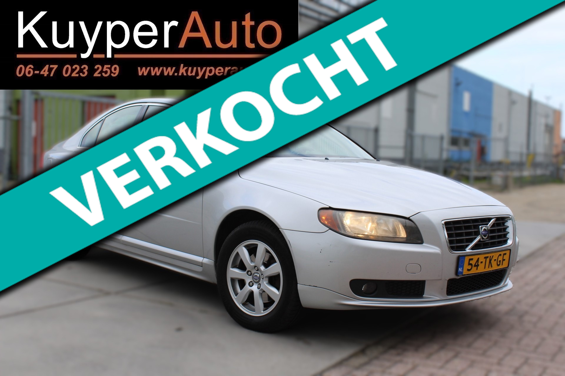 Volvo S80 2.5 T Momentum AUTOMAAT LEDER DEALER ONDERH DISTRIBUTIE REC 2006 - voorkant