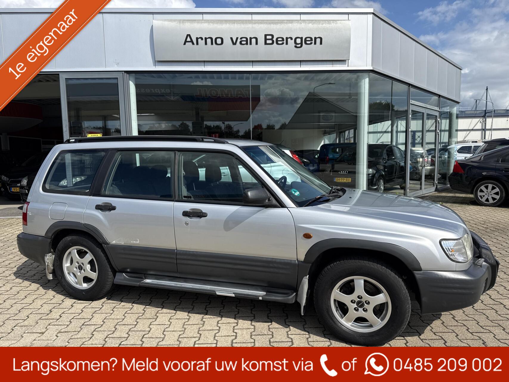 Subaru Forester 2.0 AWD, airco ,trekhaak, top onderhouden in prima staat, afkomstig van de 1e eigenaar !!! 2001 - voorkant