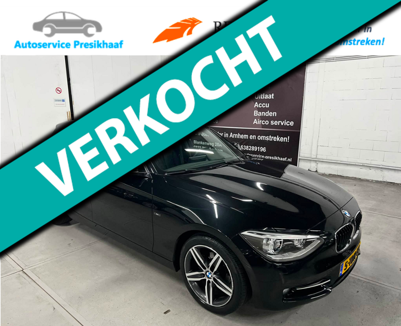 BMW 116i 116i EDE High Executive Sport XENON / NAVIGATIE 2013 - voorkant