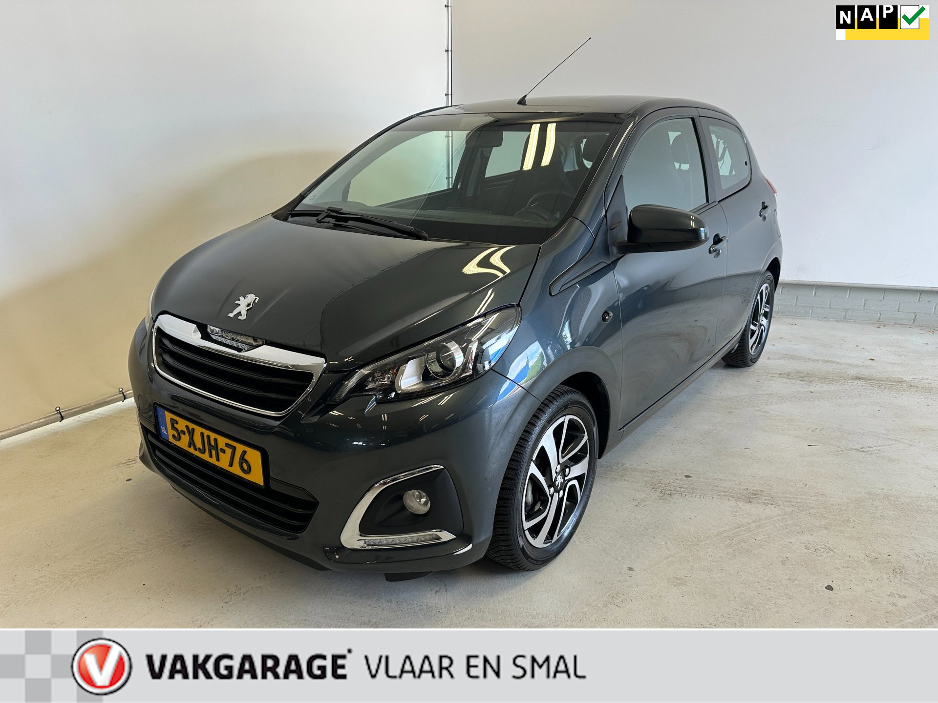 Peugeot Peugeot 108 1.0 VTi Allure 17.000KM-Automaat-5 deurs-Camera-Carplay-Navigatie-Led-4 seizoensbanden 2014 - voorkant