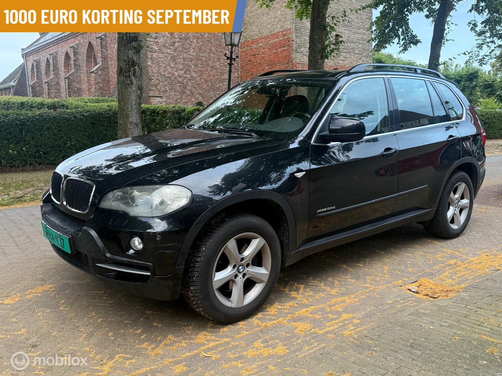BMW X5 Xdrive30d xDrive30d High Executive Automaat trekhaak zwart apk 2010 - voorkant