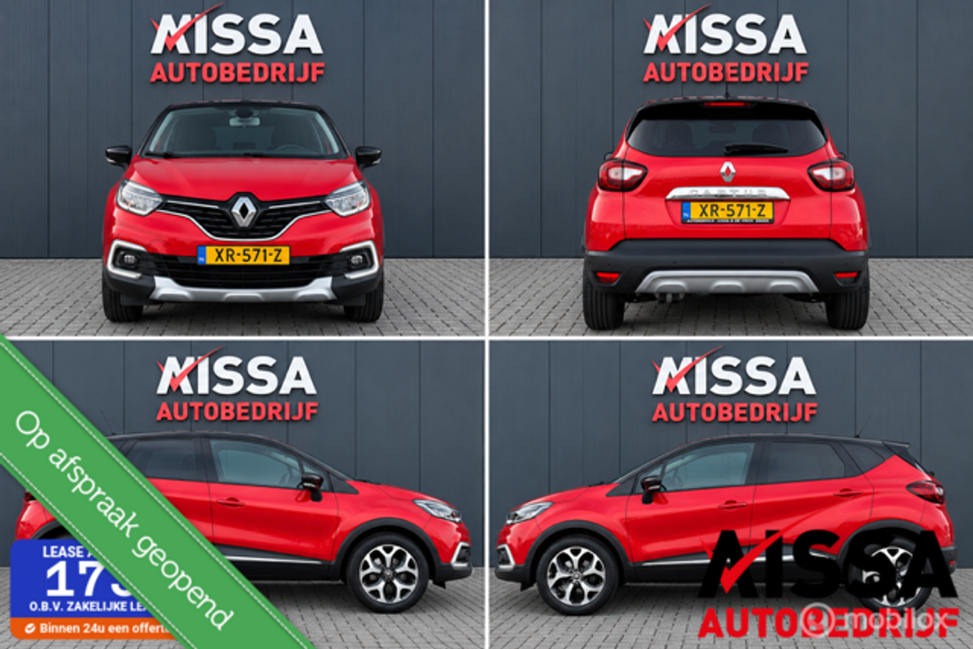 Renault Captur 1.3 TCe Intens LED verlichting | NAP | 131pk | Navigatiesysteem | Achteruitrijcamera | Parkeersensoren voor en achter | Parkeer assistent | Keyless entry&start | Apple CarPlay 2019 - voorkant
