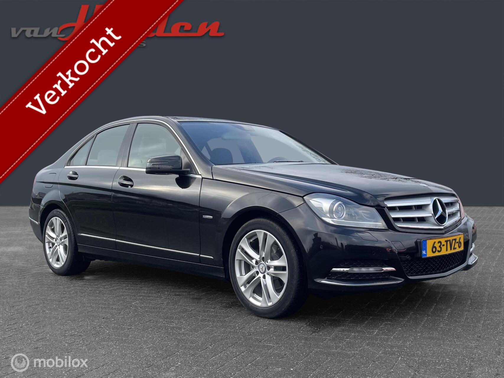 Mercedes-Benz C 180 180 Avantgarde Automaat Xenon PDC NAVI Led Org NL 120;000KM NAP Nette Auto! 2012 - voorkant